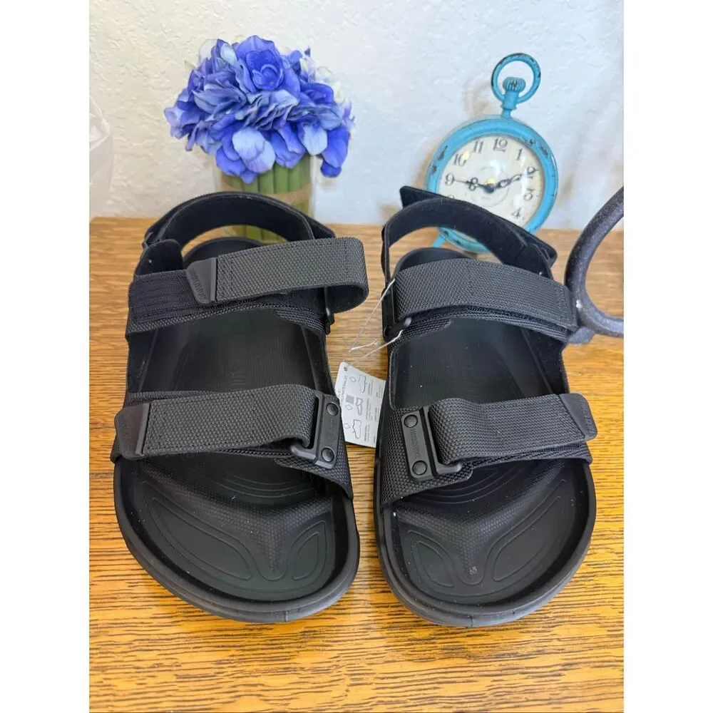 NEW Birkenstock Men’s Tatacoa Sandal Black Adjustable Strap Size 45 (US12) NIB